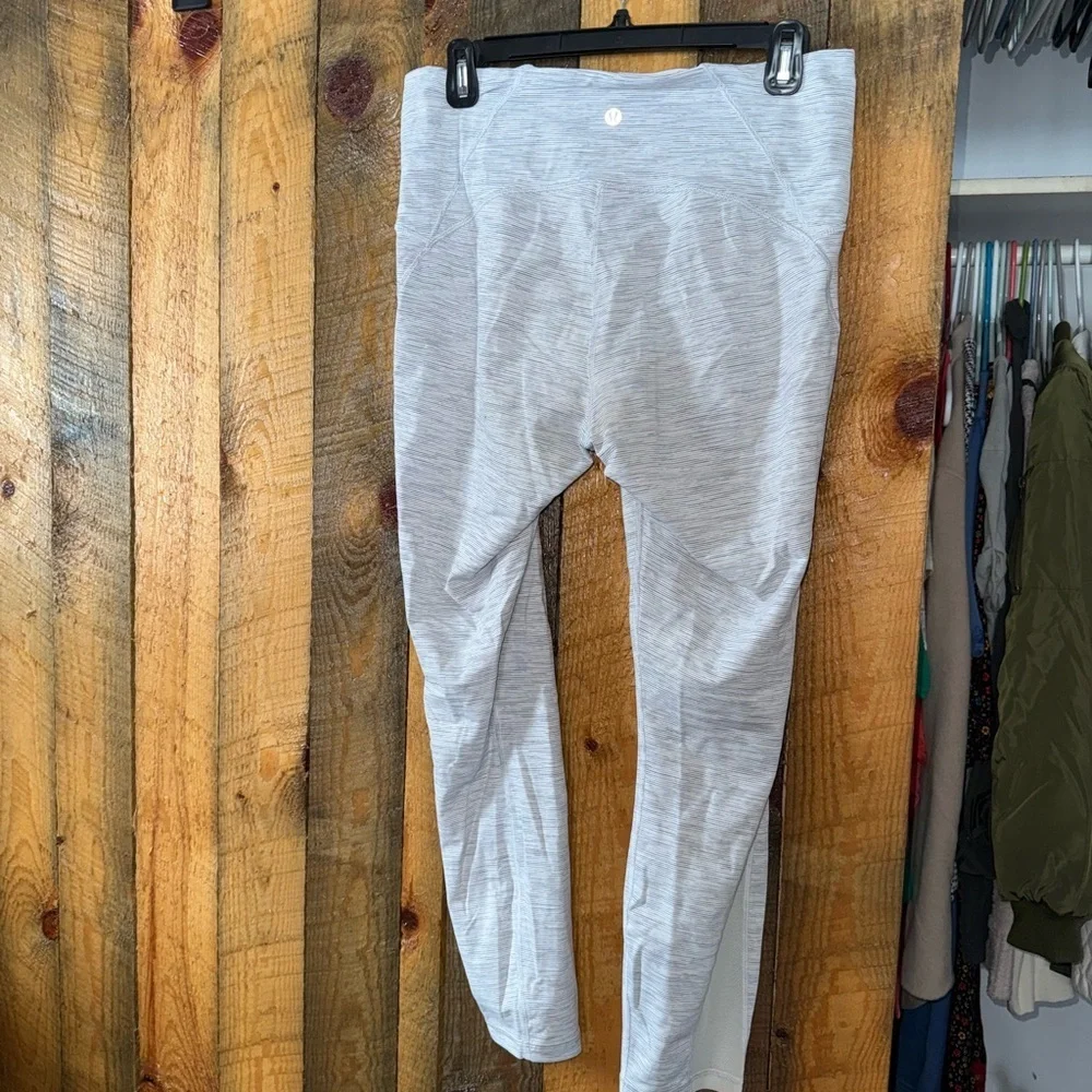 lululemon athletica Light Gray Leggings